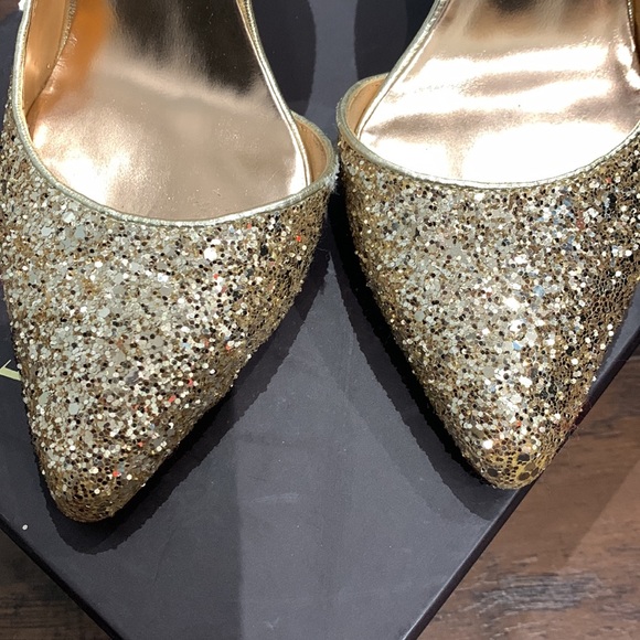 Badgley Mischka glitter heels - Picture 3 of 4